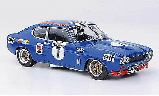 Ford Capri RS 2600 1/43 Trofeu MKI No.7 J.Stewart / F.Cevert 6h Paul Ricard 1972 modellautos