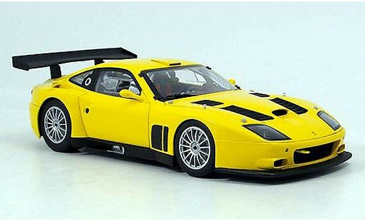 Ferrari 575 GTC 1/18 Kyosho gelb 2004 modellautos
