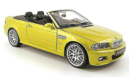 Bmw M3 Cabriolet 1/18 Kyosho E46 Cabrio gelb modellautos