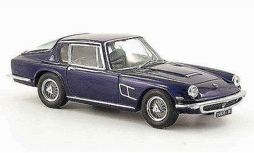 Maserati Mistral Coupe 1/43 IXO blau 1963 modellautos