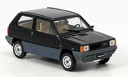 Fiat Panda 30 1/43 Brumm schwarz 1980 modellautos