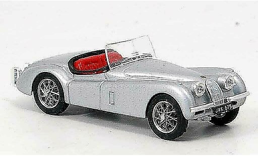 Jaguar XK 120 1/43 Brumm spider grau metallisee offen 1948 modellautos