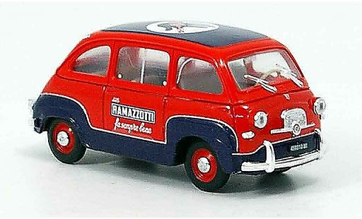 Fiat 600 Multipla 1/43 Brumm Ramazzotti 1960 modellautos