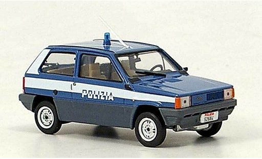 Fiat Panda 45 1/43 Brumm Polizia Polizei Italien 1980 modellautos