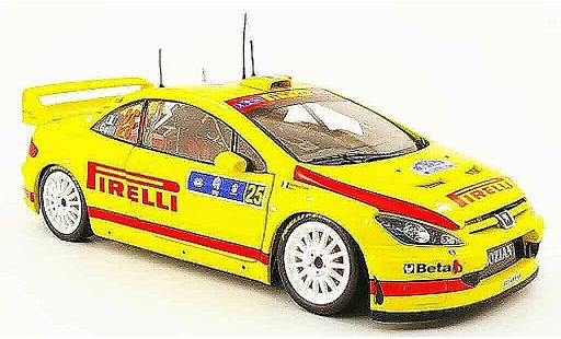 Peugeot 307 WRC 1/18 Sun Star no.25 pirelli tour de corse 2006 modellautos