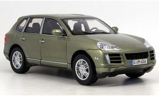Porsche Cayenne S 1/18 Norev gr&Atilde;&frac14;n 2007 modellautos