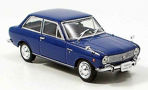 Nissan Sunny 1000 1/43 Norev blau 1966 modellautos