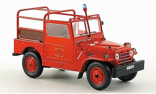 Fiat Campagnola Pompiers 1/43 Norev pompier Trentino 1959 modellautos