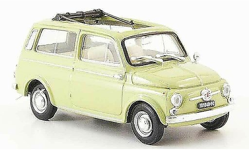 Fiat 500 D 1/43 Brumm gr&Atilde;&frac14;n 1960 modellautos