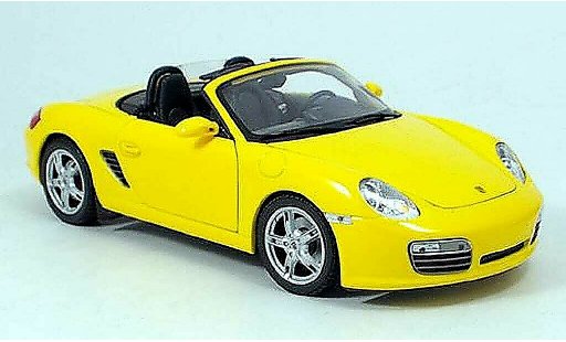 Porsche 718 S 1/18 Welly gelb 2009 modellautos