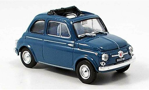 Fiat 500 D 1/43 Brumm blau 1960 modellautos