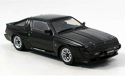 Mitsubishi Starion GSR VR 1/43 Aoshima 2600 schwarz 1988 modellautos