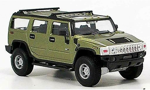 Hummer H2 Base 1/43 Cararama gr&Atilde;&frac14;n modellautos