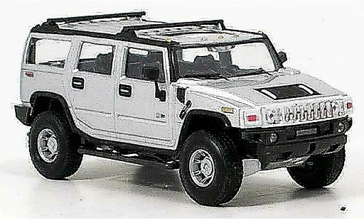 Hummer H2 Base 1/43 Cararama grau metallisee modellautos