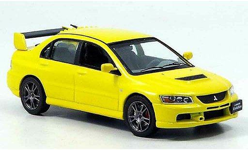 Mitsubishi Lancer Evolution IX 1/43 IXO gelb 2006 modellautos