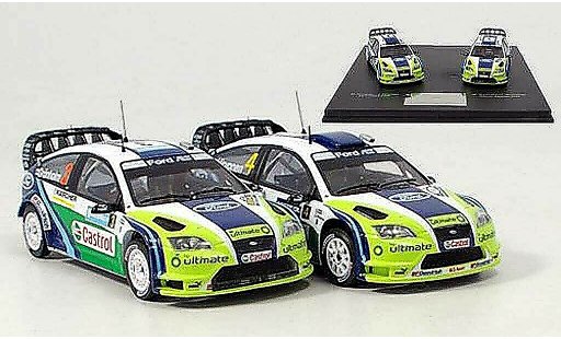 Ford Focus RS WRC 1/43 IXO Set avec zwei Modellen 2006 modellautos