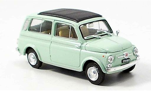 Fiat 500 Giardiniera 1/43 Brumm gr&Atilde;&frac14;n 1960 modellautos