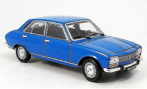 Peugeot 504 Berline 1/18 Welly Limousine blau 1975 modellautos