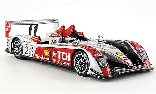 Audi R10 course 1/43 Spark 2007 TDI No.2 12h Sebring modellautos