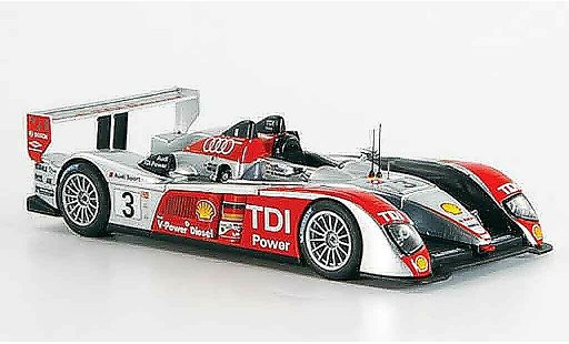Audi R10 course 1/43 IXO 2007 No.3 Le Mans 2007 modellautos