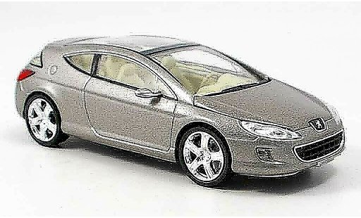 Peugeot 407 Elixir 1/43 Norev grau concept modellautos