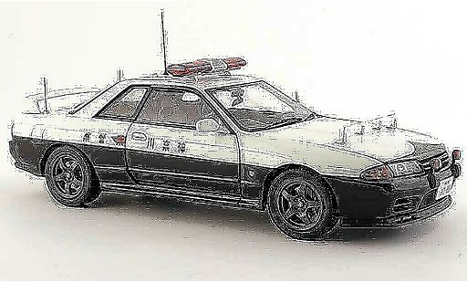 Nissan Skyline R32 1/18 Autoart gtr polizei modellautos