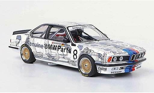 Bmw 635 Gr.A 1/43 Autoart No.8 Team Schnitzer H.J.st&Atilde;&frac14;ck / D.Quester Gruppe A 1984 modellautos
