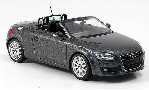 Audi TT roadster 1/43 Minichamps grau 2007 modellautos