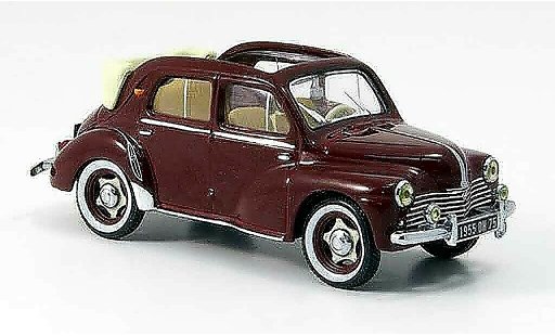 Renault 4CV Cabriolet 1/43 IXO cabrio rot 1955 modellautos