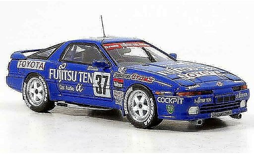Toyota Supra Super GT 1/43 Ebbro fujitsu blue no.37 modellautos