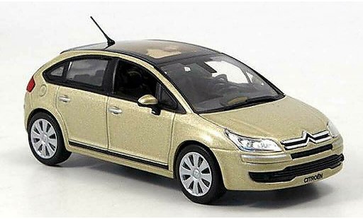 Citroen C4 Berline 1/43 Norev Limousine beige 5-portes 2004 modellautos