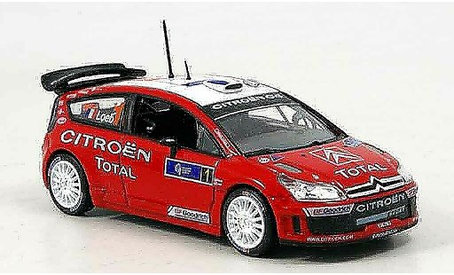 Citroen C4 WRC 2007 1/43 Norev tour de course loeb elena modellautos