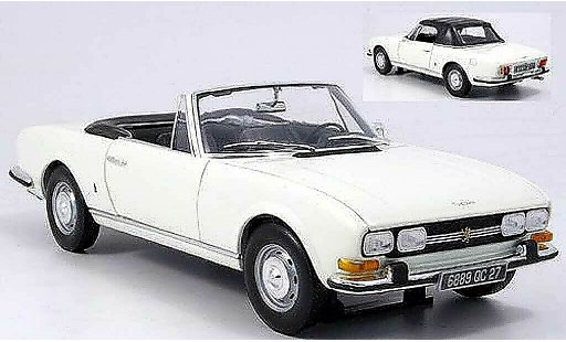 Peugeot 504 Cabriolet 1/18 Norev Cabrio weiss 1970 modellautos