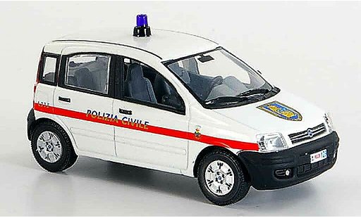 Fiat Panda Police 1/43 Norev Frankreich 2004 modellautos