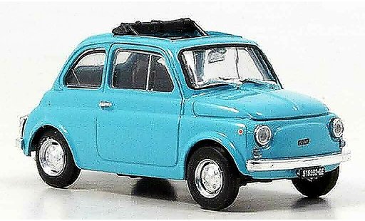 Fiat 500 R 1/43 Brumm blau 1972 modellautos