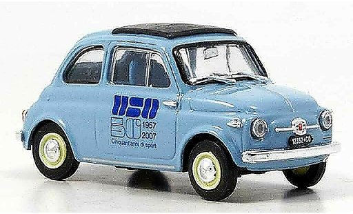 Fiat 500 Sport 1/43 Brumm 50 Jahre Unione Sportiva Oltronese 1959 modellautos