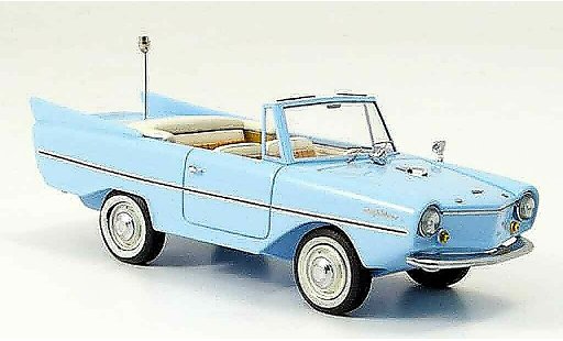 Amphicar Cabrio cabrio 1/43 Neo blau 1961 modellautos