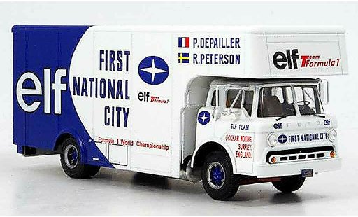 Ford Type C Team Elf 1/43 Exoto Transporter Formule 1 modellautos
