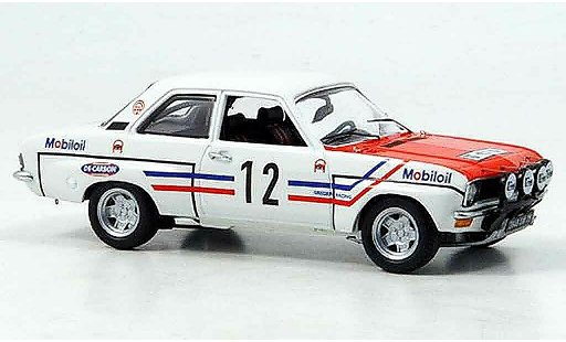 Opel Ascona A Rally 1/43 Schuco rallye no.12 greder racing modellautos