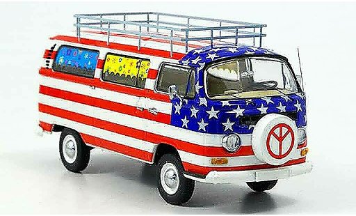 Volkswagen Combi A 1/43 Schuco t2a bus stars and stripes modellautos