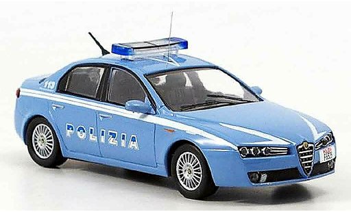 Alfa Romeo 159 polizia 1/43 M4 police 2007 modellautos