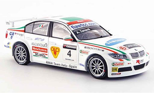 Bmw 320 WTCC 1/43 Minichamps Zanardi Team Italien Spanien 2007 modellautos