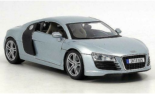 Audi R8 4.2 fsi 1/18 Maisto 5.2 grau metallized modellautos