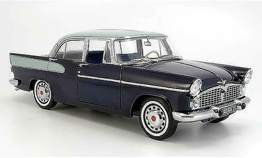 Simca Beaulieu Base 1/18 Norev blau/grau 1958 modellautos