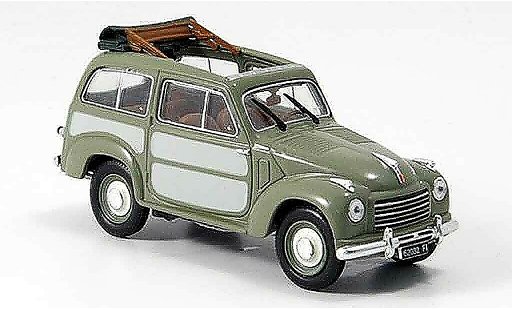 Fiat 500 C 1/43 Norev Belvedere grau 1952 modellautos