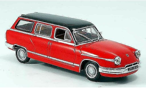 Panhard PL 17 1964 1/43 Norev break rot schwarz modellautos