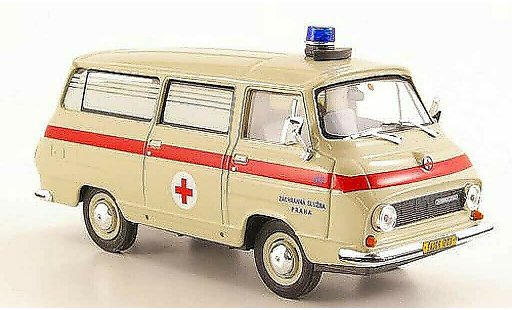 Skoda 1203 Ambulanz 1/43 Abrex Rettungswagen modellautos