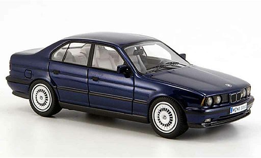 Bmw M5 berline 1/43 Neo E34 blau 1994 modellautos