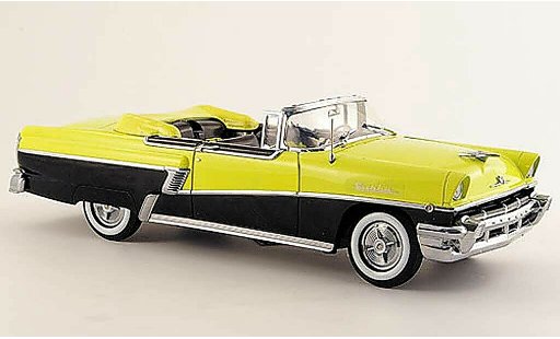 Mercury Montclair Convertible 1/18 Sun Star cabrio gelb schwarz 1956 modellautos