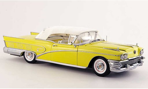 Buick Limited Coupe 1/18 Sun Star gelb 1958 modellautos
